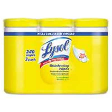 Cool Kitchen 19200-84251 Disinfecting Wipes - Lemon and Lime Blossom - 7 x 8 CO3854800